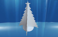 Noel Ağacı Şekli ile Reklam Promosyonu Karton Ekran Modeli