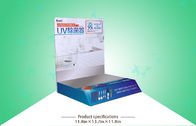 UV Sterilizatörü için Ismarlama PP Laminasyon Karton Tezgah Ekranı