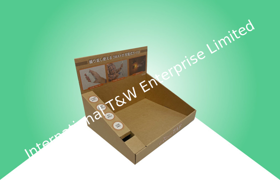 satın al Kahverengi Doğal Kraft Karton Ekran, Elektronik Satış Masa Ekran Birimi online manufacture