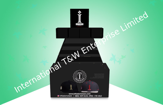 satın al CMYK Baskı ile Kapaklar için Dört Raf POS Karton Ekran Standları online manufacture
