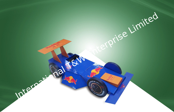 satın al Kağıt Karton Satış Noktası KIRMIZI BULL Racing Car için Display Modelleri Stand Tipi online manufacture