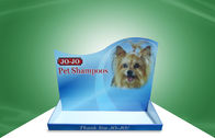 Reklam Tezgahı Karton Ekran Standları / Kağıt Şişesi Gösterge Tablası Pet Şampuanı için