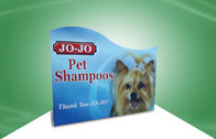Reklam Tezgahı Karton Ekran Standları / Kağıt Şişesi Gösterge Tablası Pet Şampuanı için