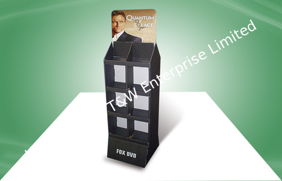 satın al Katlanır Ticaret Fuarı Karton Serbest Standlı Gösterim Üniteleri CD DVD ve Kitaplar için online manufacture