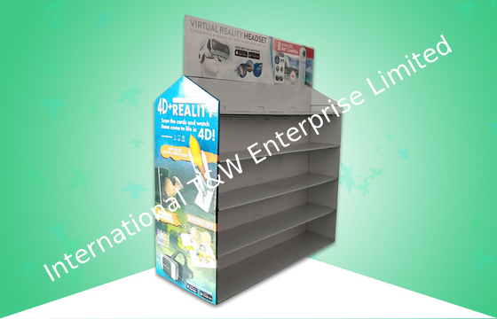 satın al 5 Raf Ön Dolum Karton Zemin Standı, Karton Raf Ekranı online manufacture
