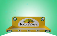Parlak Sarı Karton Tepsiler / Hafif Tasarımlı İlaç ve Sağlık Ürünleri Teşvik Eden PDQ Ekranı