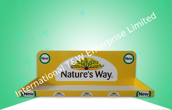 satın al Parlak Sarı Karton Tepsiler / Hafif Tasarımlı İlaç ve Sağlık Ürünleri Teşvik Eden PDQ Ekranı online manufacture