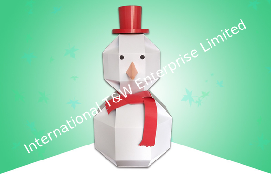 satın al Oluklu Mukavva Standees Karton Kar Adam Noel için Promosyon online manufacture
