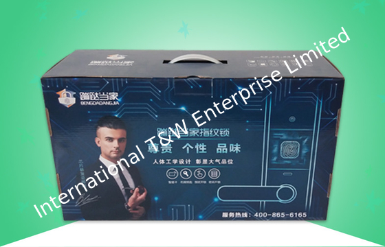 satın al Parlayan Oluklu Kağıt Ambalaj Kutuları Parmak İzi Kilidi Ambalajında ​​Beyaz İnci Yün Ekleyici online manufacture