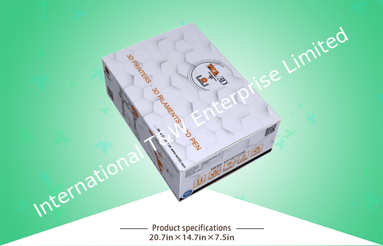 satın al 3D Yazıcı için 350gsm CCNB CMYK Çift Duvar Oluklu Kutu online manufacture