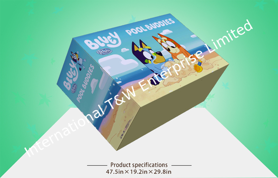 satın al Oyuncaklar İçin Yarım Palet 350gsm CCNB Oluklu Ambalaj Kutuları SGS online manufacture