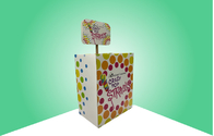 Tüplü ve Başlıklı Şeker Ürünleri İçin Popup Karton Çöp Kutusu Ekranı