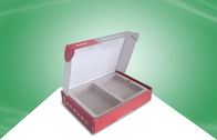 Corrugated printed packaging boxes Flock Finish Vacuum Formed Insert