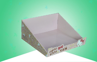 Hello kitty Makyaj Pamuk Pedleri Satmak için %100 geri dönüştürülebilir Karton Sayaç Ekranı