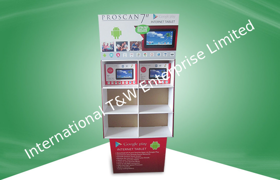 İyi bir fiyat. 6 Cell portable display stands , cardboard display shelves Promote Ipad / Electronic Products çevrimiçi