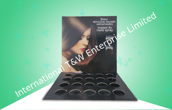 İyi bir fiyat. Glossy CMKY Printing Cardboard Countertop Displays For Displaying Haircare Products çevrimiçi