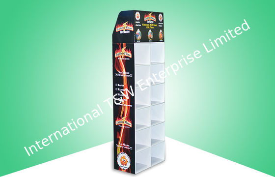 İyi bir fiyat. 12 Cell Corrugated Cardboard Display Stands For Firestarter , Cardboard Floor Displays çevrimiçi