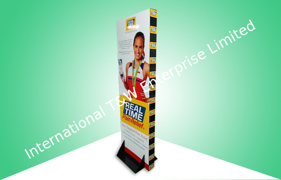 İyi bir fiyat. Easy Assembly Free Standing Custom Cardboard Displays , Corrugated Floor Display çevrimiçi