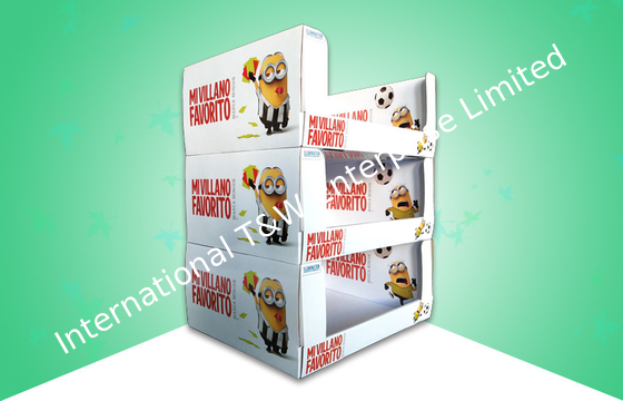 4 Renkli CMYK Minion PDQ Çocuk İçki Şişeleri için Yüklenebilir Tasarımlı Karton Tepsiler
