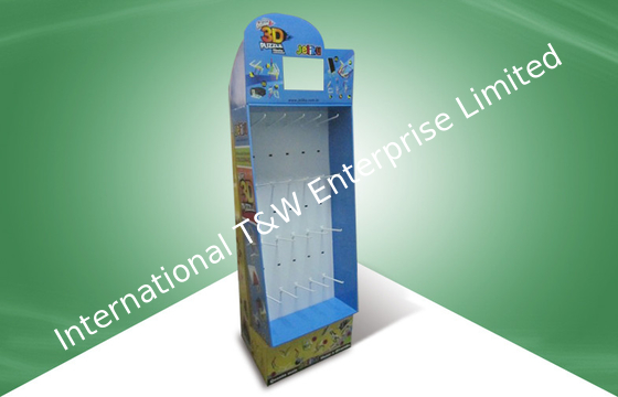 İyi bir fiyat. Free Standing Uv Or Pp Laminated Hook Display Rack Fixed With Tv Screen çevrimiçi