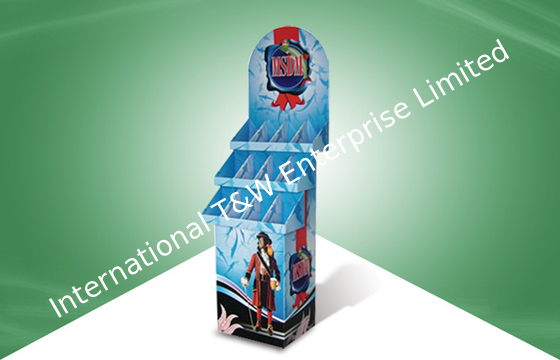 İyi bir fiyat. Promotional Shop Product floor standing display units , Cardboard Wine Display Units çevrimiçi