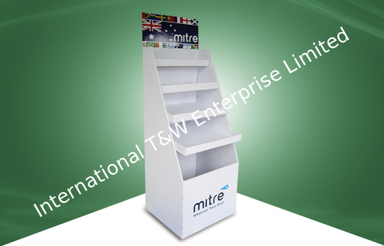 İyi bir fiyat. 5 Shelf Cardboard Display Stands , Free Standing Cardboard Displays For Mixture Products çevrimiçi