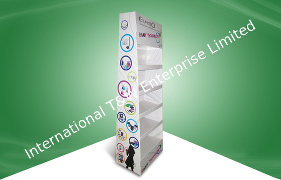 İyi bir fiyat. Five Shelf Cardboard Display Stands Cardboard Floor Display for Electronic Products çevrimiçi