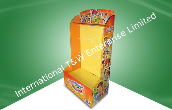 İyi bir fiyat. Yellow Retail Desktop Pop Cardboard Display Stand For Kid ' S Game Products çevrimiçi