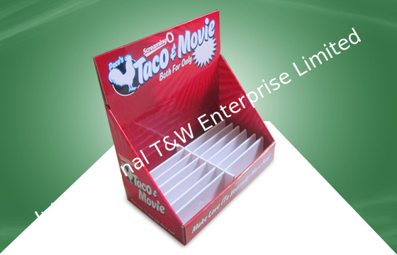 İyi bir fiyat. Red Cardboard Countertop Displays Cardboard Tabletop Display Box for Adult Products çevrimiçi