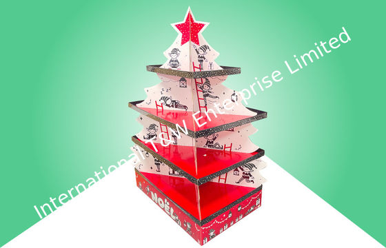 Perakende mağazaları için özel Noel ağacı palet ekranı