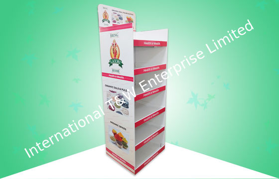 İyi bir fiyat. Sağlam Karton Zemin Teşhir Standları, 6 Destekleyici Barlı Karton Standlı Stand çevrimiçi