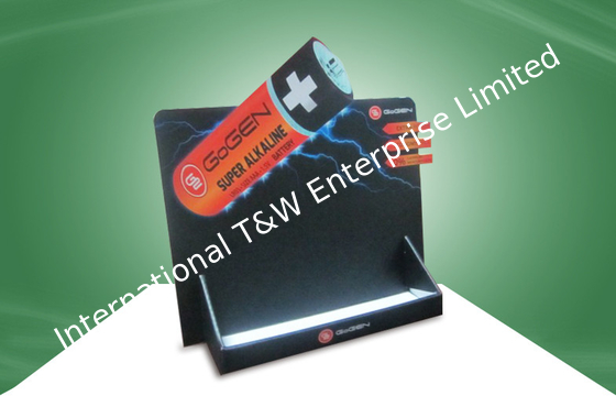 İyi bir fiyat. Supermarket Promotion Black Cardboard Countertop Displays Customized çevrimiçi