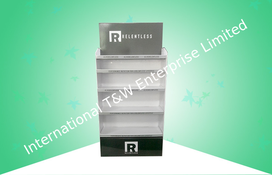 İyi bir fiyat. 5 Raflı POP Karton Ekran, Sağlık Ürünleri / Kıyafet için CMYK Ofset Baskı Standları çevrimiçi