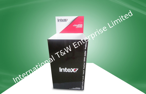 İyi bir fiyat. Customized POP Cardboard Shelf Bins UV Coating 4 color CMKY Offset Printing çevrimiçi