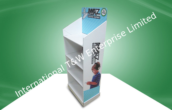 İyi bir fiyat. Earbuz Ürünleri Wal-mart'a Satmak İçin Farklı Başlık Kartlarıyla Dört Raflı POP Karton Ekran Çevre Dostu çevrimiçi