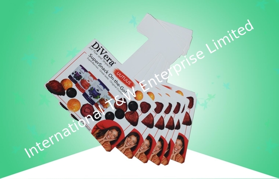 İyi bir fiyat. Parlak Kaplama ile 350GSM Özel Ambalaj Kutuları Artpaper Kağıt Kartı Aperatif Wobbler çevrimiçi