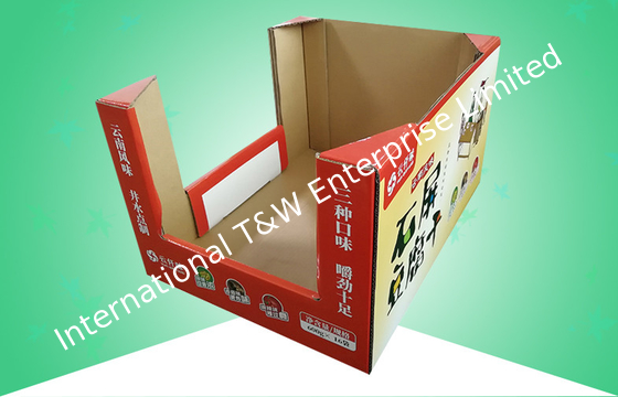 EB Flüt İstiflenmiş PDQ Ekran Güçlü Karton Tepsiler