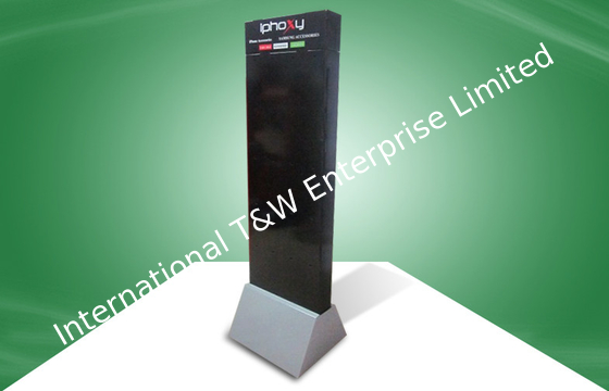 İyi bir fiyat. Strong Two-face show Cardboard Display Stands , Iphone Accessories Floor Hook Display çevrimiçi
