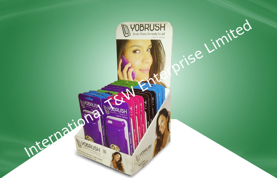 İyi bir fiyat. Custom Mobile Case Cardboard Countertop Display With 4 Colors Environmental Offset Printing çevrimiçi