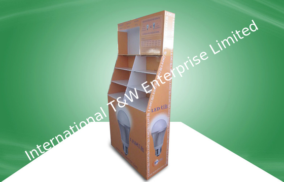 İyi bir fiyat. Recycled Heavy - duty  POS Cardboard Displays  Display Stand For LED Products çevrimiçi